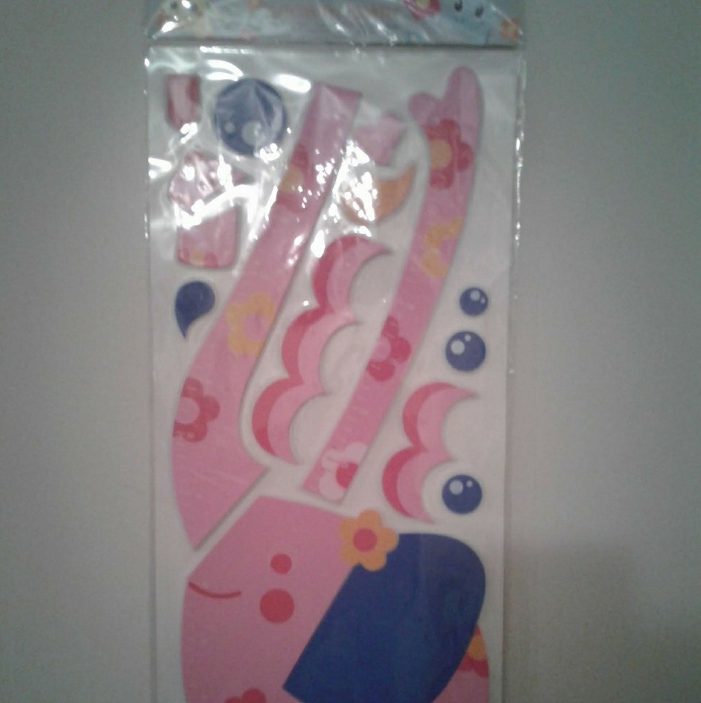 Cute Pink Elephant Growth Chart.